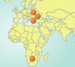 Global Libraries map