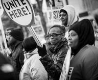 Black Lives Matter demonstrators gather in Baltimore (MD)