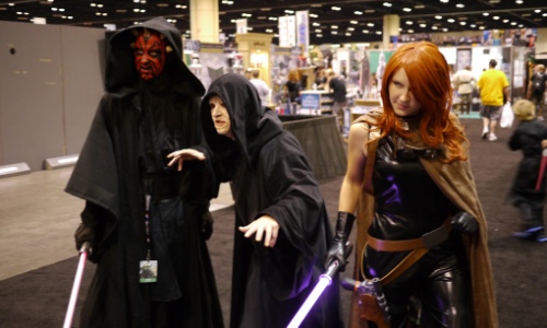 Darth Maul, Emperor Palpatine and Mara Jade - image vis Matthew K Doc_Brown on Flickr