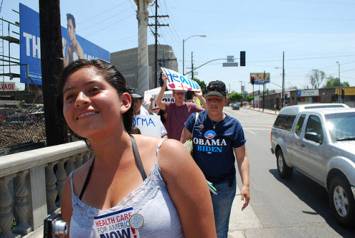 Ana Ixtlahuac Obama Health Care Supporter. Image via Obama for America - California on Flickr