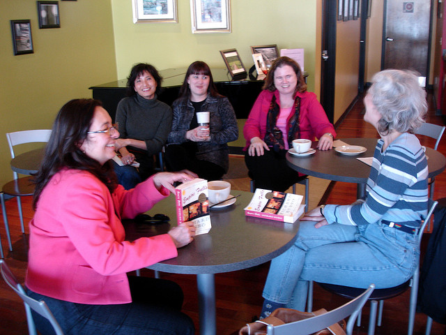 One Book Discussion - Java Room image courtesy chelmsfordpubliclibrary on Flickr