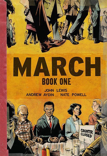 Award-winning March: Part One by Congressman John Lewis, Andrew Aydin and Nate Powell