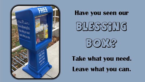 Blessing Box: Take What You Need, Leave What You Can