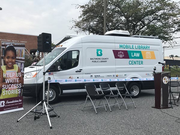 Mobile Library Law Center van