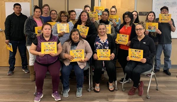 Participants after completing ESL class at Yolo County Library