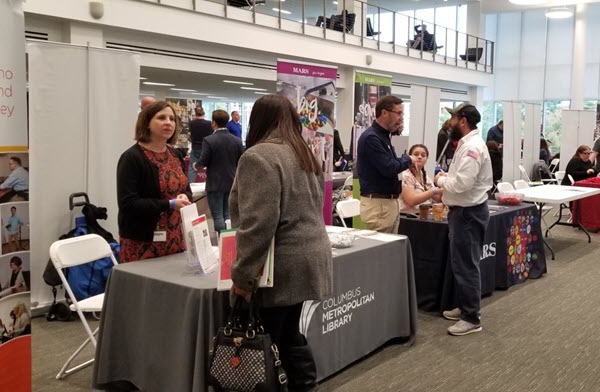 Columbus Metropolitan Library at job fair