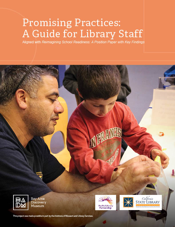Promising Practices Guide cover with image of a man and child doing an activity together