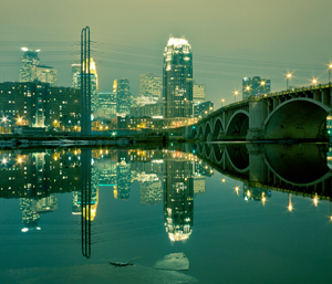 Minneapolis at night