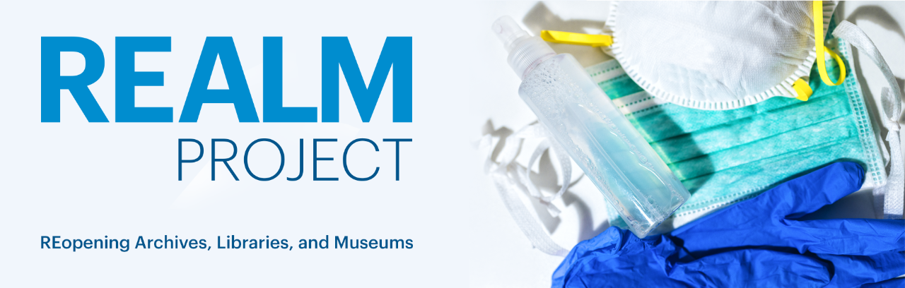 REALM Project: Reopening Archives, Libraries and Museums Banner: REALM Project