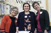 Volunteers at awards ceremony