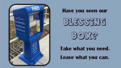 Photo of Blessing Box as shared on Social Media
