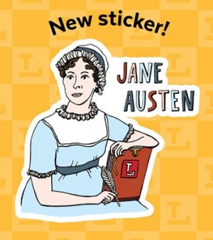 Jane Austen sticker