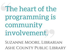 "The heart of the programming is community involvement."
