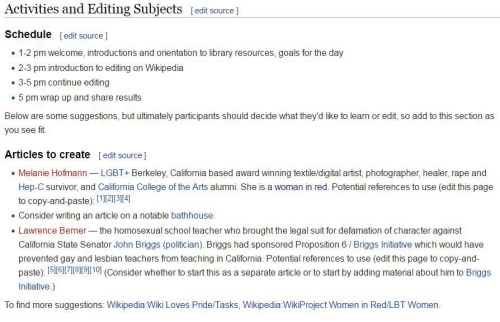 Screenshot of the Wikipedia page