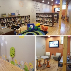 Glenns Ferry Library after transformation
