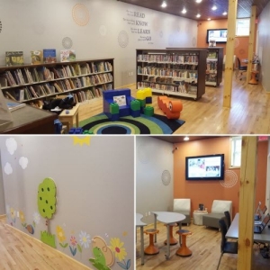 hot-springs-after Glenns Ferry Library after transformation