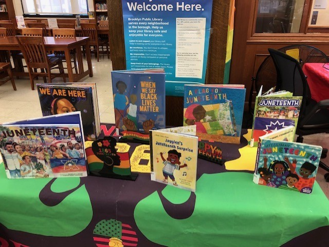 DeKalb Library Juneteenth Display