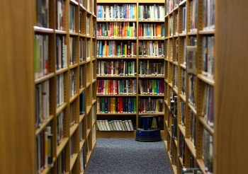 library-shelves