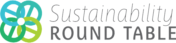 Example of sustainable swag: coasters, pens, pencils, straws, and notebooks that are reusable, made with less plastic, or made with sustainable materials. Image courtesy SustainRT Outreach Committee